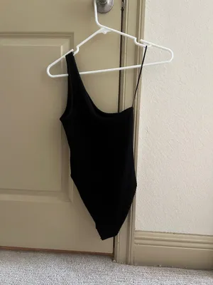Asymmetrical Bodysuit Topshop thumbnail 2