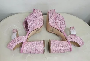 JustFab Rosalie Heeled Sandal Moonlite Mauve Women's Size 9 thumbnail 5