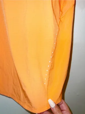 Lululemon Women's Orange Performance Short Sleeve Top thumbnail 3