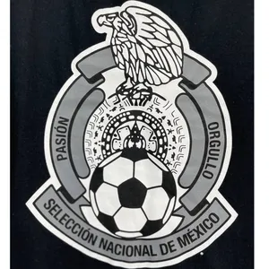 Adidas Womens Black Mexico Football Soccer National Team Logo T Shirt NEW Large thumbnail 2