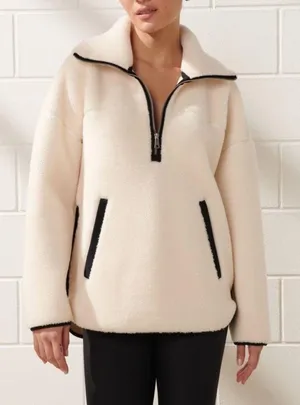 Abercrombie Sherpa Quarter-Zip thumbnail 1