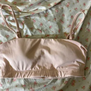 gymshark pink bandeau bra thumbnail 1