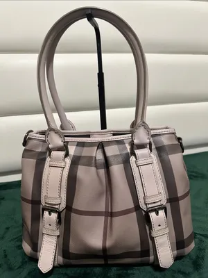 Burberry Northfield Convertible Tote Smoked Check Coated Canvas thumbnail 3