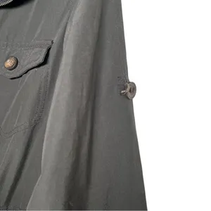 Woolrich Army Green Utility Field Jacket Safari Anorak Cinch Waist Medium thumbnail 4