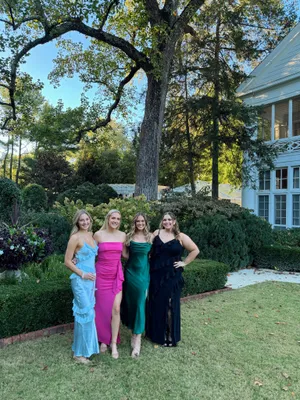 green satin midi dress thumbnail 5