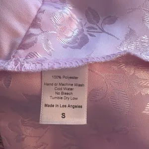 LUCY IN THE SKY 2 Piece Maui Jacquard Satin Set in Pink, Small thumbnail 4