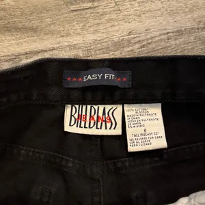 Bill Blass Black Straight Leg Jeans / DG113 thumbnail 3