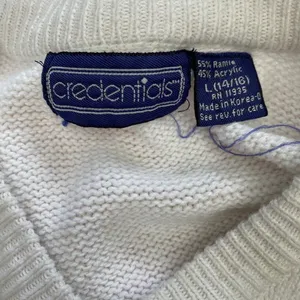 Vintage Credentials Sweater‎ Vest Yellow Size L thumbnail 4