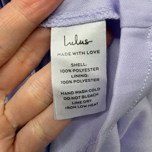 NEW Lulus Jehona Lavender Purple Pleated Chiffon Asymmetrical Tiered Maxi Dress thumbnail 9