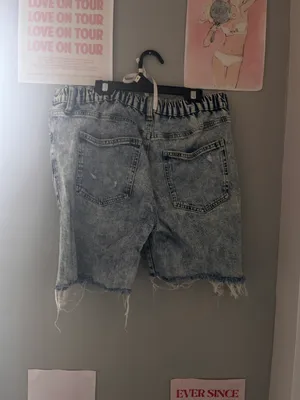 Celebrity, Pink Distressed Shorts thumbnail 3