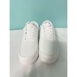 SHEIN Women's White Fly Leather Sports Trainers Breathable Size‎ 38 (5.5) New thumbnail 3