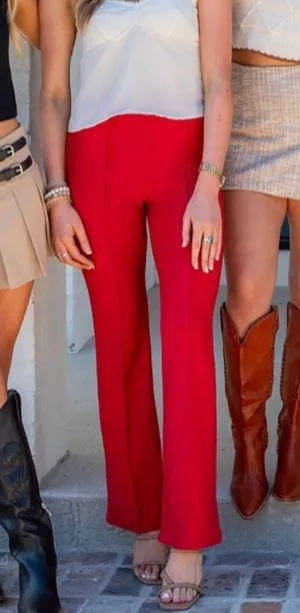 Red dress pants thumbnail 1