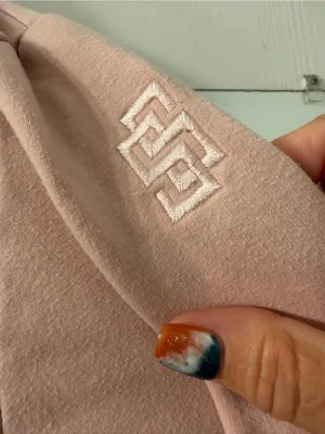 Sownsmith Blush Pink Hooded Sweatshirt Size XL thumbnail 3