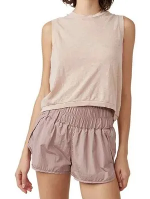 Free People Movement The‎ Way Home Shorts in Moonlight Mauve size medium thumbnail 1