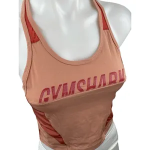 Gymshark Turbo Vest Women's Sleeveless Yoga Athletic Activewear Crop Tank Top XS thumbnail 3