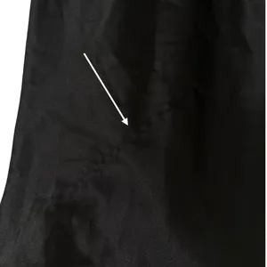 Lulus Drew Black Satin and Chiffon Midi Slip Dress size Medium thumbnail 6