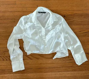 Zara White top thumbnail 1