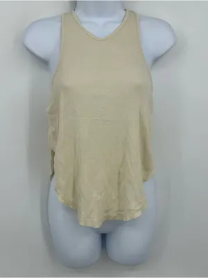 Intimately Free People Cream Boho Tank Top Size Small Basics Lightweight thumbnail 3