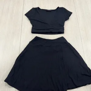 Blackmilk knitted crop top and skirt set thumbnail 1