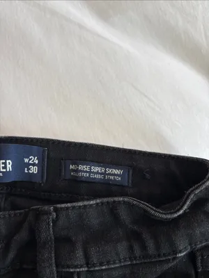 Ladies Hollister Black Skinny Jeans thumbnail 4