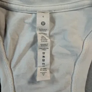 Lululemon Love Tank Top White Pima Cotton Racerback Size 4 thumbnail 2