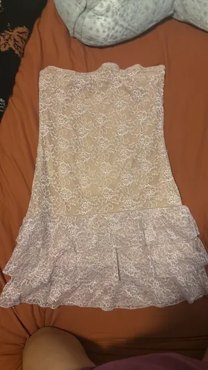 Edikted Pink Mini Dress Lace thumbnail 4