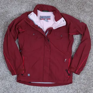 Vintage Columbia Convert Snowboard Jacket Women‎ XS Burgundy Pink Fleece Lined thumbnail 5