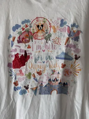 Disney Short Sleeve Tee M White thumbnail 2