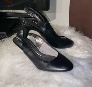 Life Stride Black Slingback Mid Heel Pumps thumbnail 1