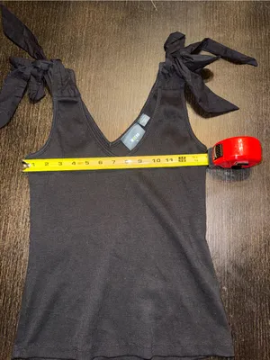 Maeve Black Bow Tie Tank Size Small thumbnail 7