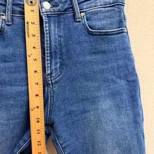 MOTHER Crop Jeans Shoot To Thrill Blue Denim Size 27- Stretch *ALTERED thumbnail 14