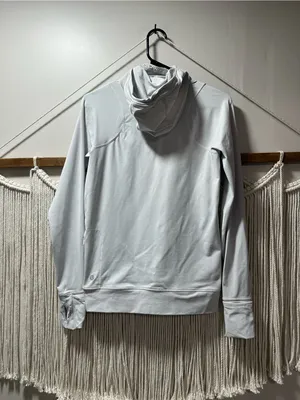 lululemon athletica Light Gray Hooded Pullover thumbnail 5