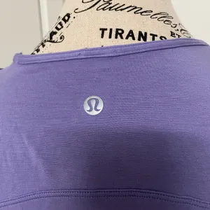 Lululemon Shoulder Cut-Out Yoga T-Shirt - Dark Lavender thumbnail 6