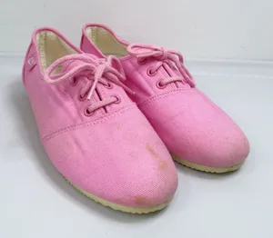 Vintage‎ Nike 80s Women's Size 7.5 Sunburst Canvas Pink Terry Inside Retro thumbnail 1