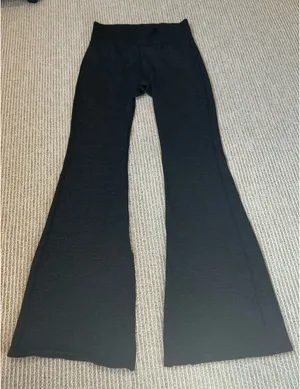 JoyLab Leggings Flare Textured Gray M thumbnail 1