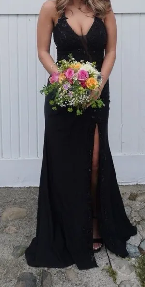 Camille La Vie Prom DressBlack thumbnail 1