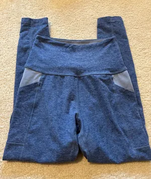 Beyond Yoga Blue Heather High-Rise Leggings thumbnail 1