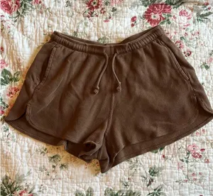 John Galt Brown Waffle Shorts thumbnail 1