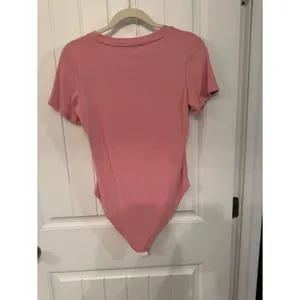 Women's Pink Short-Sleeve Bodysuit thumbnail 2