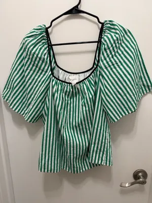 Tuckernuck Pomander Place Green Celia Top Size XS thumbnail 2