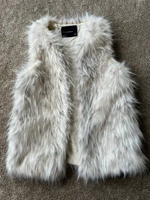 Olivaceous Faux Fur Vest thumbnail 1