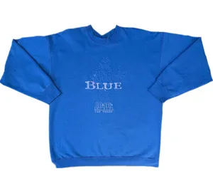 Vintage 90s M&M’s Blue Candy Embroidered Las Vegas Crewneck Sweatshirt Sweater thumbnail 1