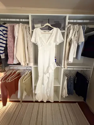 Lulus White Satin Dress thumbnail 2
