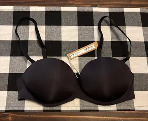 SKIMS Ultimate Push Up strapless Bra 34B New onyx black thumbnail 1