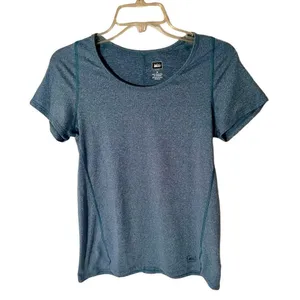 Women's REI Athletic Hiking Short Sleeve Shirt Polyester Spandex Sz Med thumbnail 1