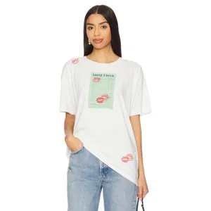 Daydreamer Guest Check Tee Short Sleeve White Shirt Oversized Medium NEW thumbnail 8