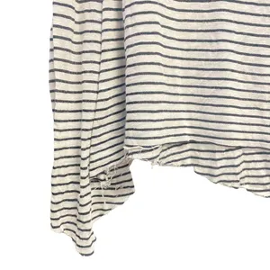 Urban Outfitters Pins and Needles Stripe XS Women's Raw Hem Swing Top Blouse‎ Oversized thumbnail 3