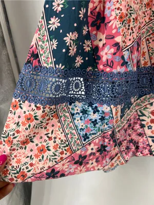 Matilda Jane The Wildlife Patchwork Floral Maxi Dress Size S thumbnail 8
