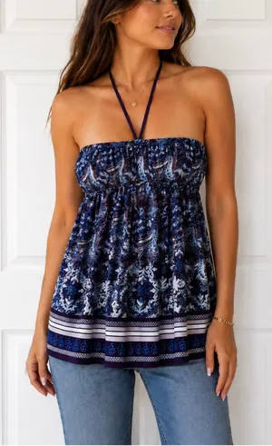 Bugle Boy Vintage paisley print top thumbnail 1
