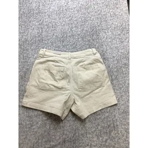 Alpine Design Womens‎ 6 Mixed Fabric Corduroy Shorts Off White ADW24806 NEW thumbnail 5